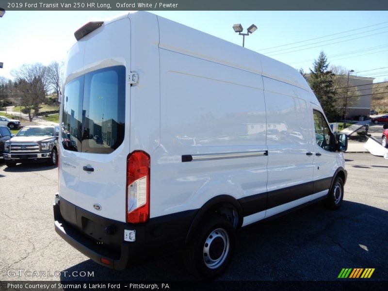 Oxford White / Pewter 2019 Ford Transit Van 250 HR Long