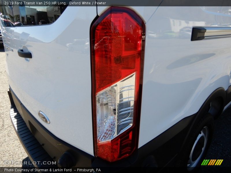 Oxford White / Pewter 2019 Ford Transit Van 250 HR Long