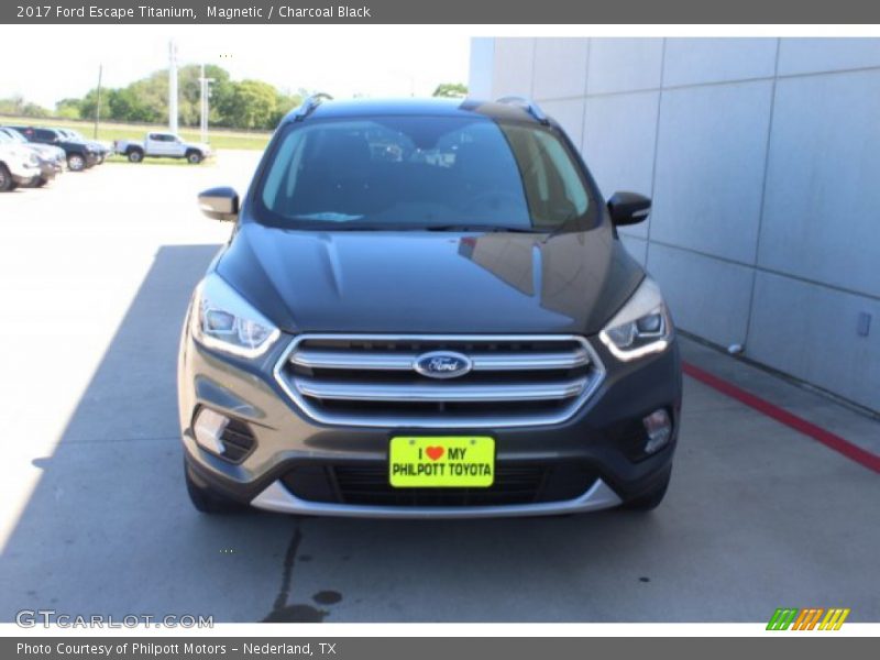 Magnetic / Charcoal Black 2017 Ford Escape Titanium