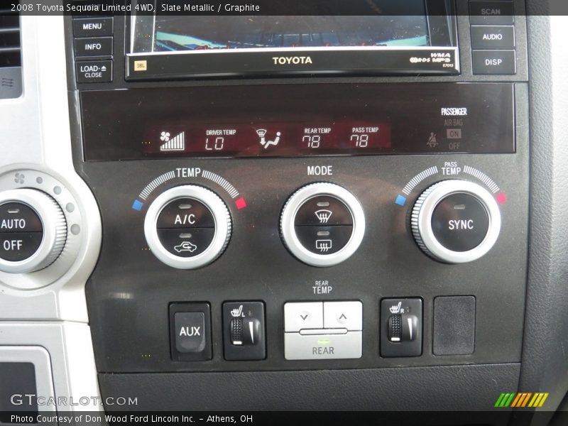 Slate Metallic / Graphite 2008 Toyota Sequoia Limited 4WD