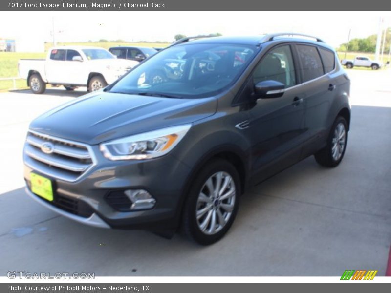 Magnetic / Charcoal Black 2017 Ford Escape Titanium