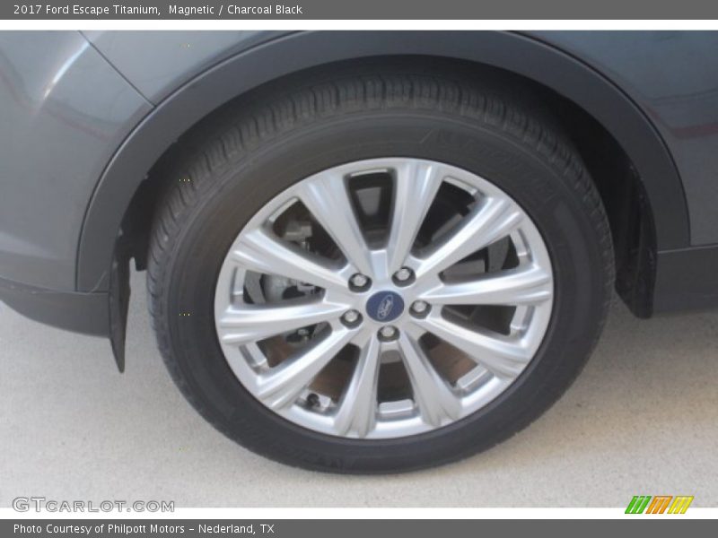 Magnetic / Charcoal Black 2017 Ford Escape Titanium