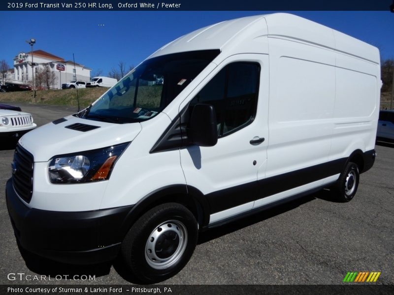 Front 3/4 View of 2019 Transit Van 250 HR Long