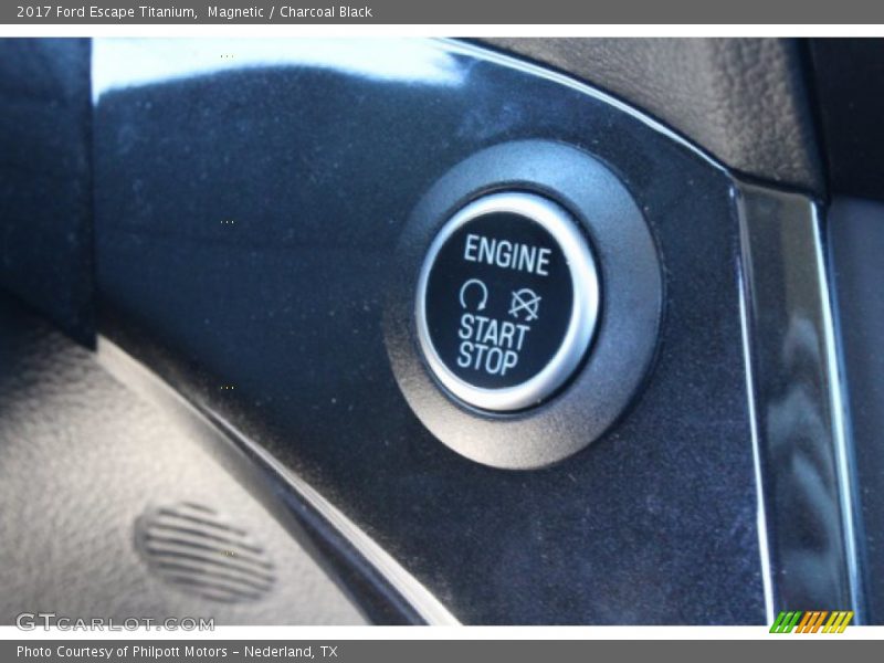 Magnetic / Charcoal Black 2017 Ford Escape Titanium