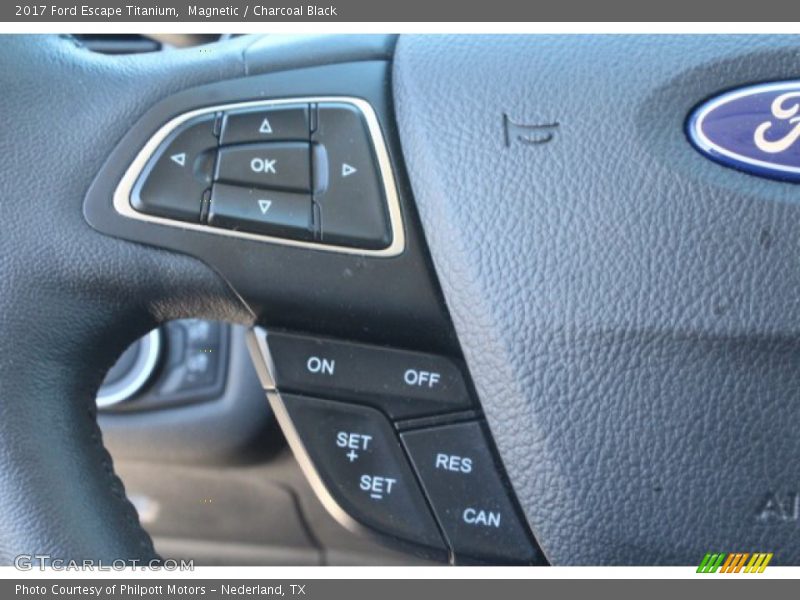 Magnetic / Charcoal Black 2017 Ford Escape Titanium