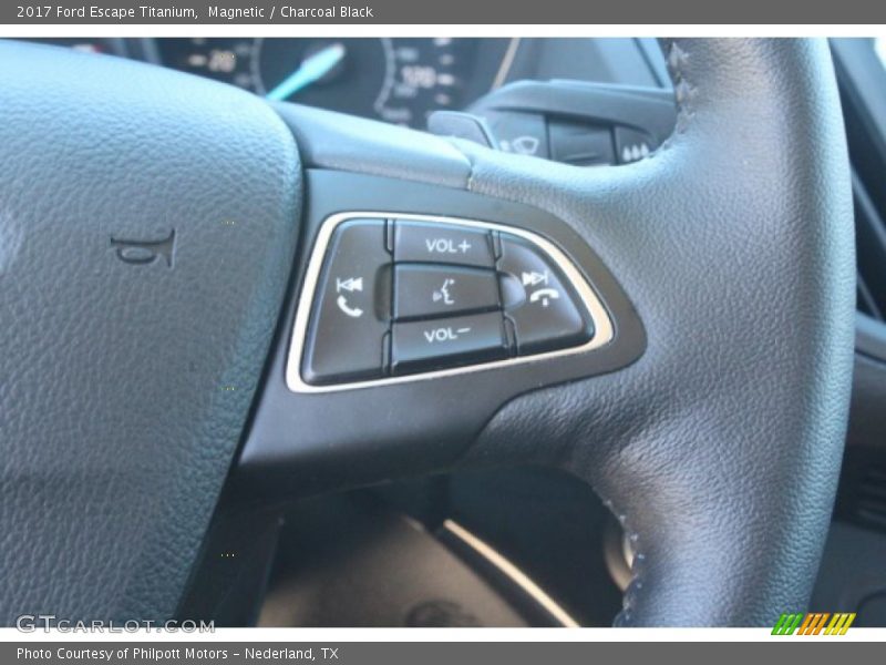 Magnetic / Charcoal Black 2017 Ford Escape Titanium