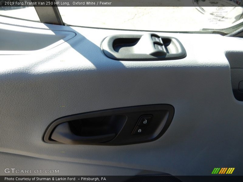 Oxford White / Pewter 2019 Ford Transit Van 250 HR Long