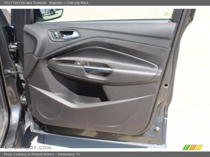 Magnetic / Charcoal Black 2017 Ford Escape Titanium