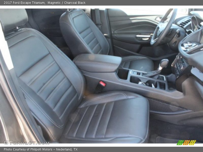 Magnetic / Charcoal Black 2017 Ford Escape Titanium
