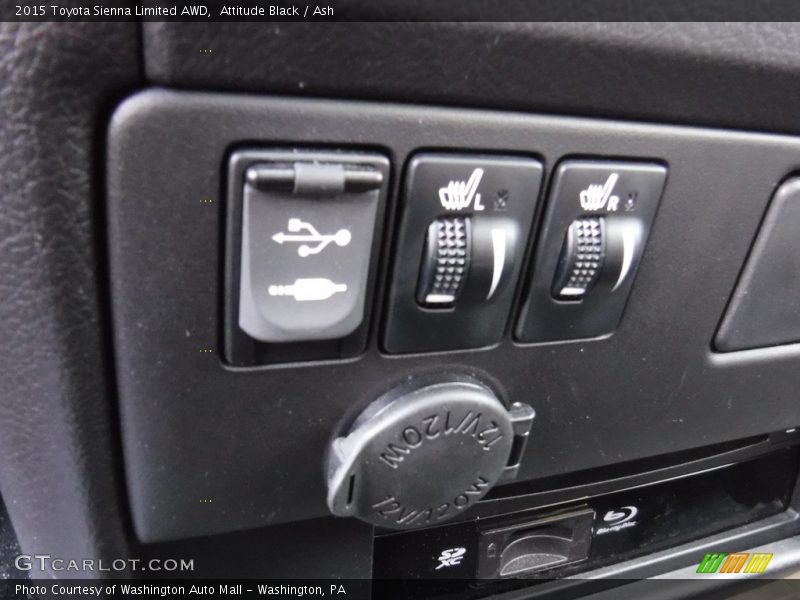 Attitude Black / Ash 2015 Toyota Sienna Limited AWD