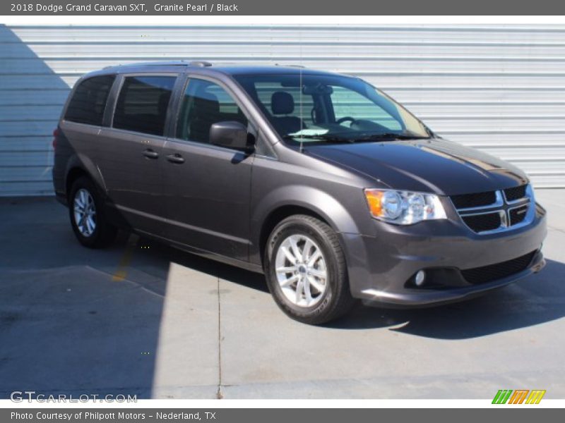 Granite Pearl / Black 2018 Dodge Grand Caravan SXT