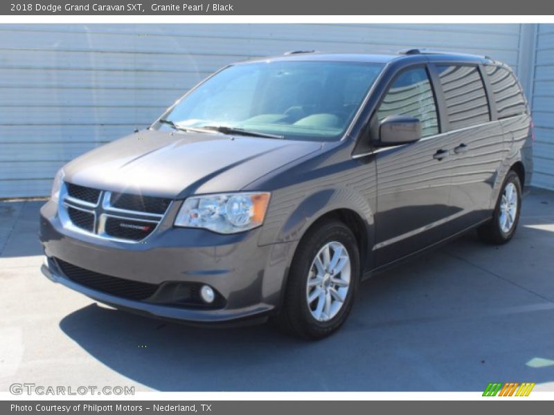 Granite Pearl / Black 2018 Dodge Grand Caravan SXT