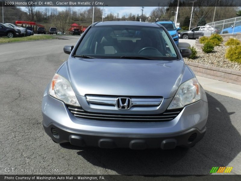 Glacier Blue Metallic / Gray 2009 Honda CR-V EX 4WD