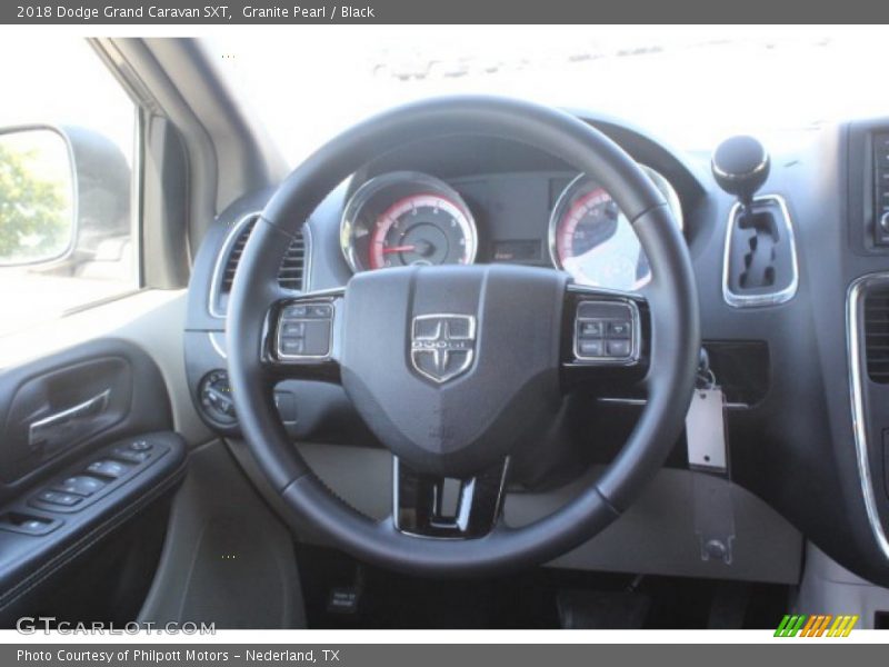 Granite Pearl / Black 2018 Dodge Grand Caravan SXT