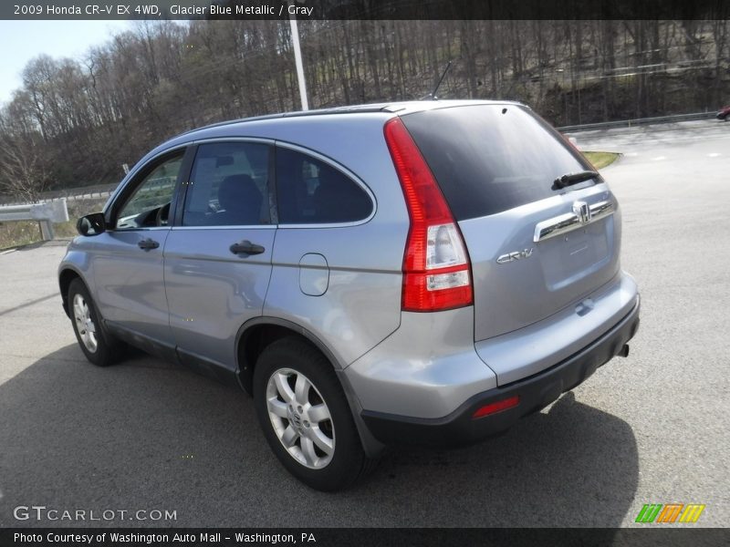 Glacier Blue Metallic / Gray 2009 Honda CR-V EX 4WD