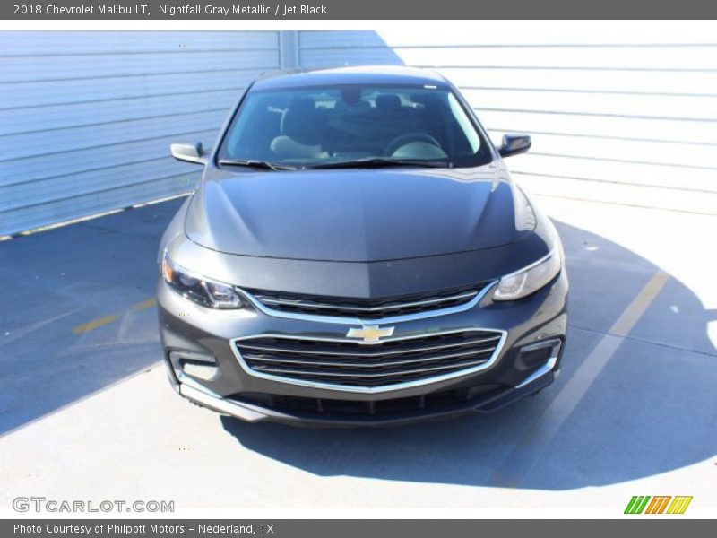 Nightfall Gray Metallic / Jet Black 2018 Chevrolet Malibu LT