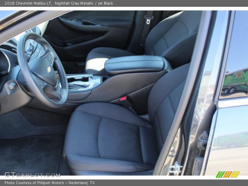 Nightfall Gray Metallic / Jet Black 2018 Chevrolet Malibu LT