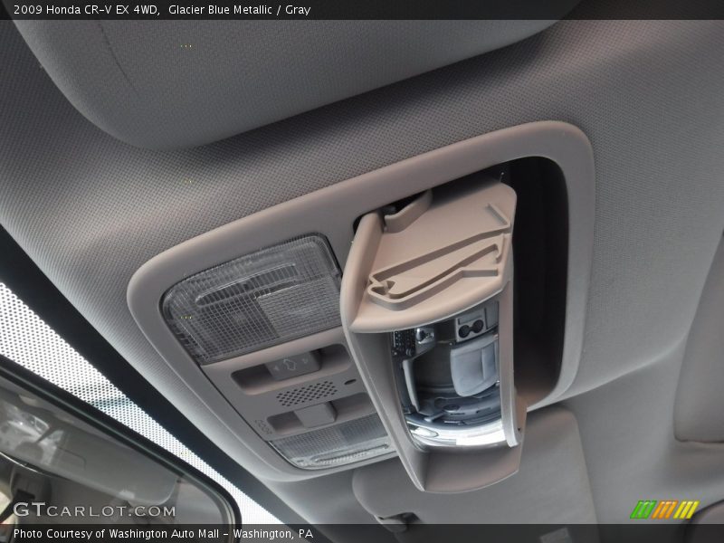 Glacier Blue Metallic / Gray 2009 Honda CR-V EX 4WD