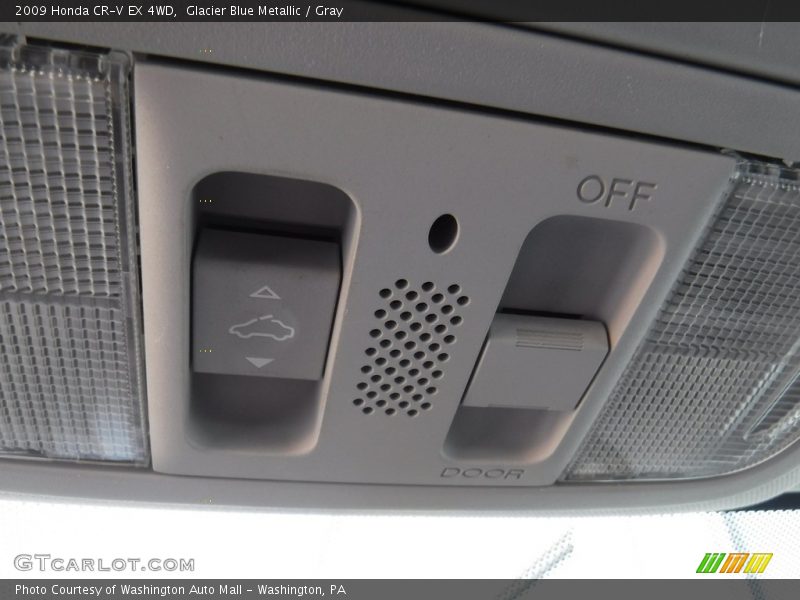 Glacier Blue Metallic / Gray 2009 Honda CR-V EX 4WD