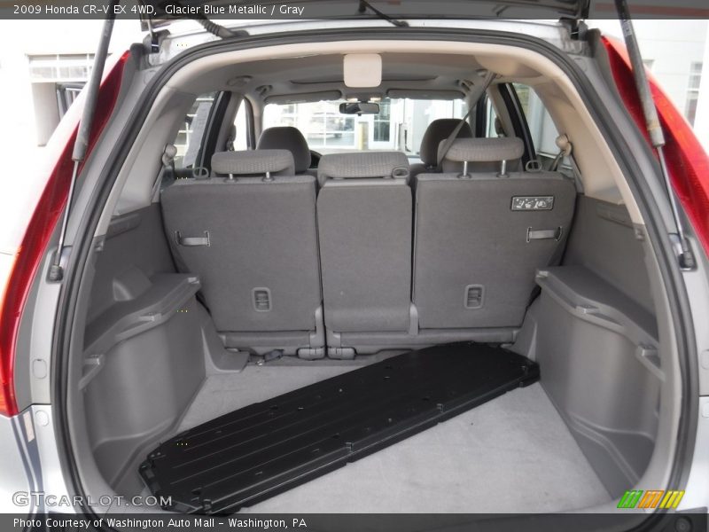 Glacier Blue Metallic / Gray 2009 Honda CR-V EX 4WD