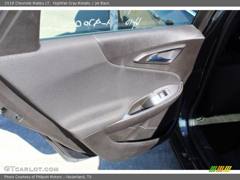 Nightfall Gray Metallic / Jet Black 2018 Chevrolet Malibu LT