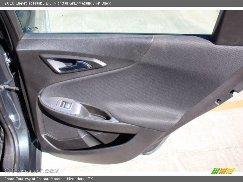 Nightfall Gray Metallic / Jet Black 2018 Chevrolet Malibu LT