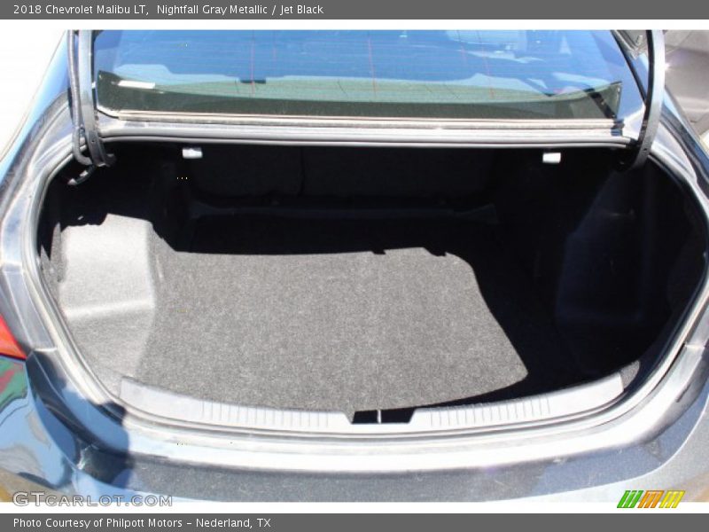 Nightfall Gray Metallic / Jet Black 2018 Chevrolet Malibu LT