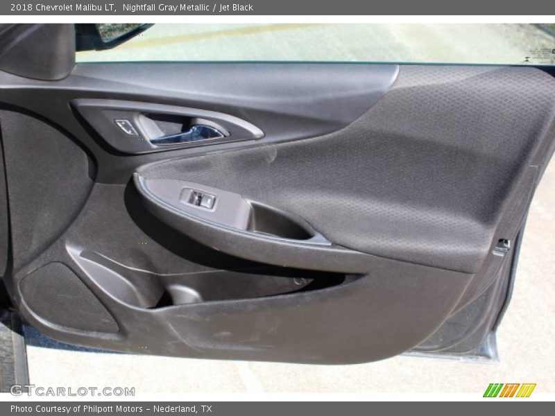 Nightfall Gray Metallic / Jet Black 2018 Chevrolet Malibu LT