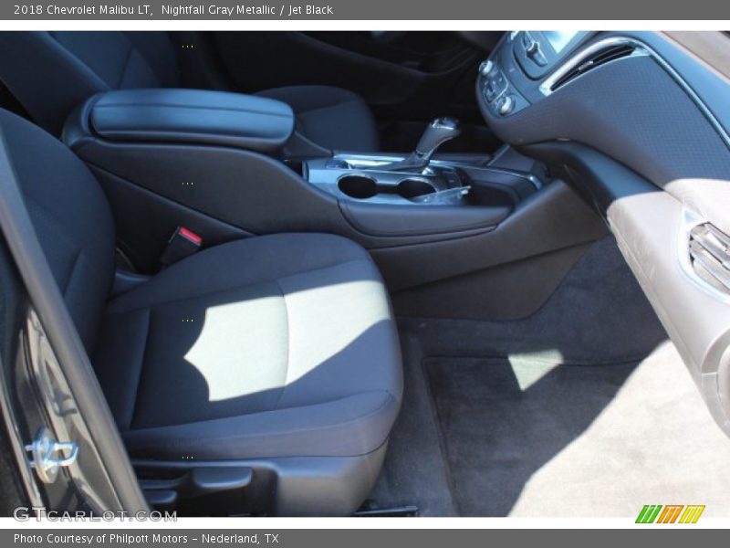 Nightfall Gray Metallic / Jet Black 2018 Chevrolet Malibu LT