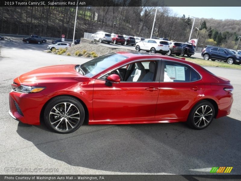 Supersonic Red / Ash 2019 Toyota Camry SE
