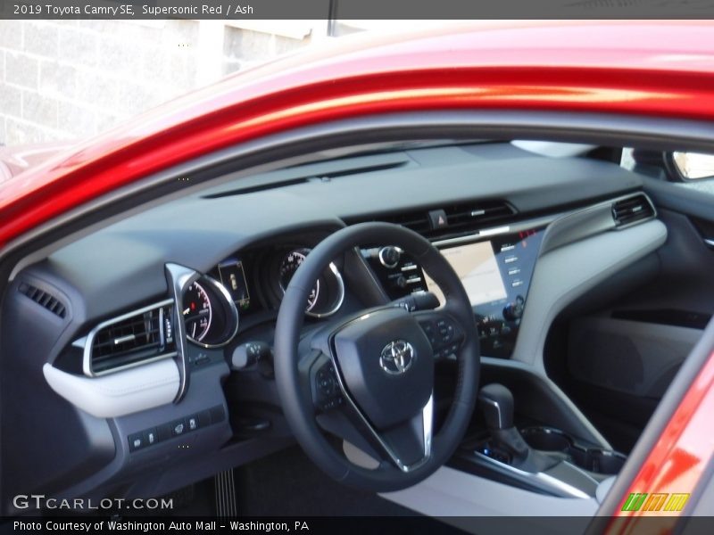 Supersonic Red / Ash 2019 Toyota Camry SE
