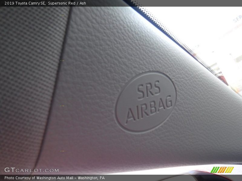 Supersonic Red / Ash 2019 Toyota Camry SE