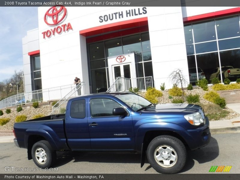 Indigo Ink Pearl / Graphite Gray 2008 Toyota Tacoma Access Cab 4x4