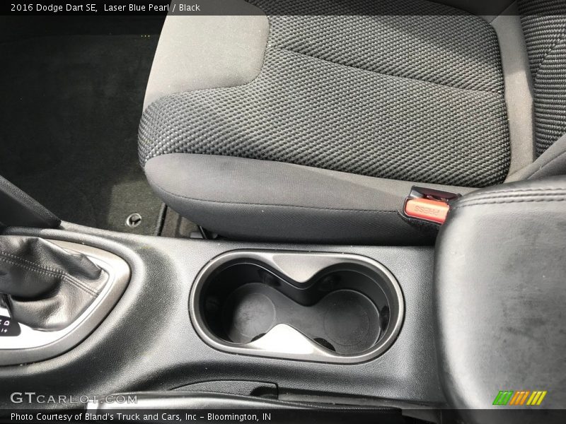 Laser Blue Pearl / Black 2016 Dodge Dart SE