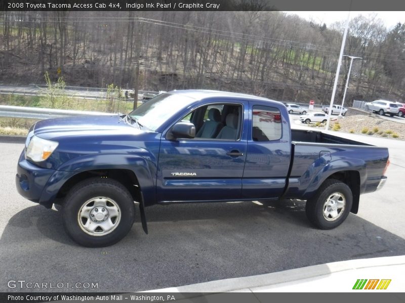Indigo Ink Pearl / Graphite Gray 2008 Toyota Tacoma Access Cab 4x4
