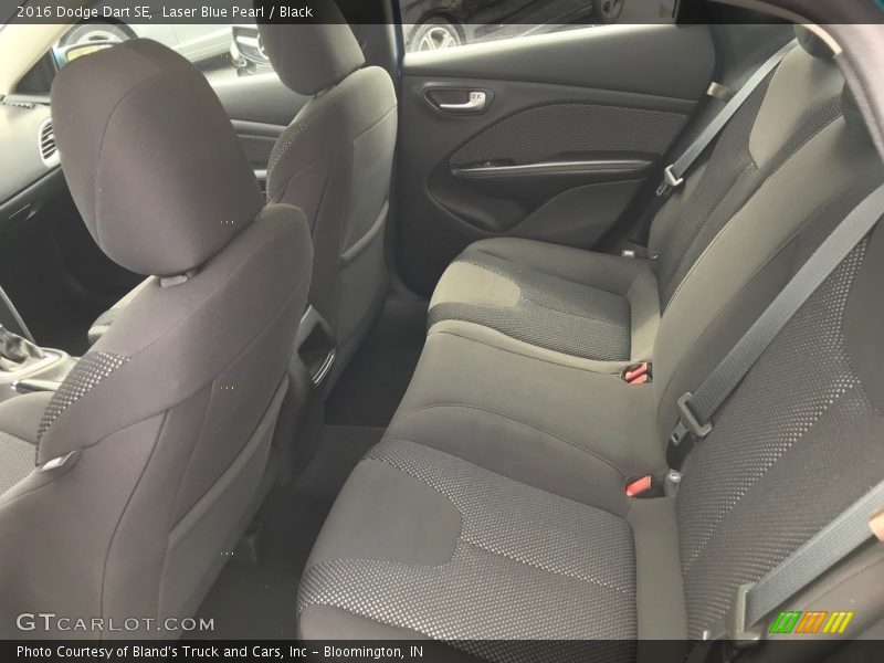 Laser Blue Pearl / Black 2016 Dodge Dart SE