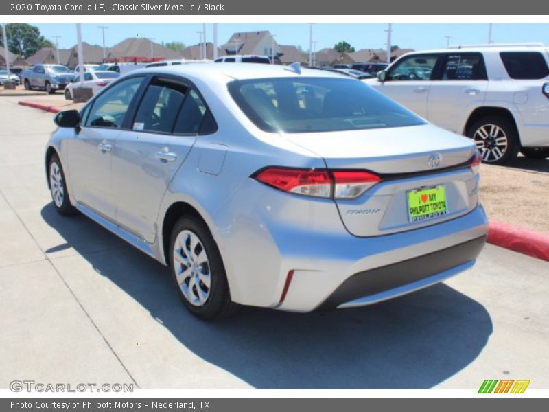 Classic Silver Metallic / Black 2020 Toyota Corolla LE