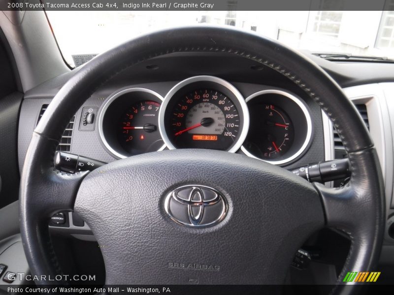 Indigo Ink Pearl / Graphite Gray 2008 Toyota Tacoma Access Cab 4x4