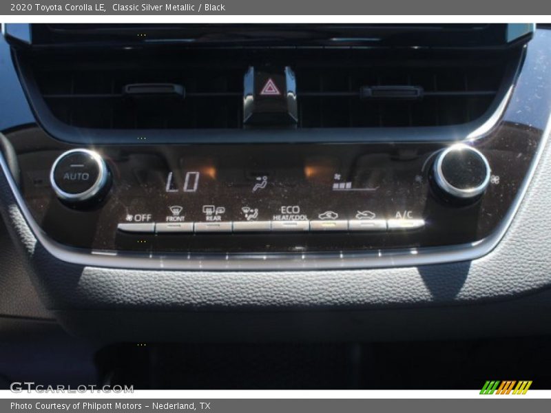 Classic Silver Metallic / Black 2020 Toyota Corolla LE
