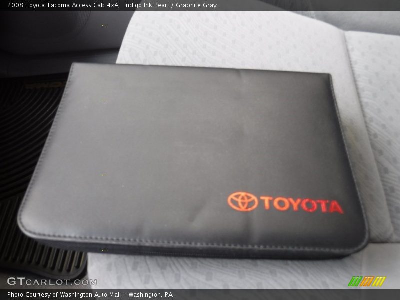 Indigo Ink Pearl / Graphite Gray 2008 Toyota Tacoma Access Cab 4x4