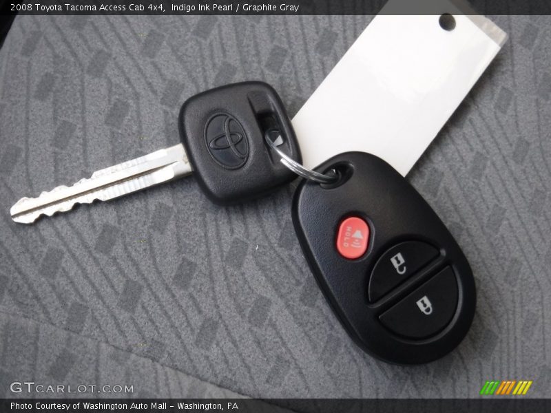 Indigo Ink Pearl / Graphite Gray 2008 Toyota Tacoma Access Cab 4x4