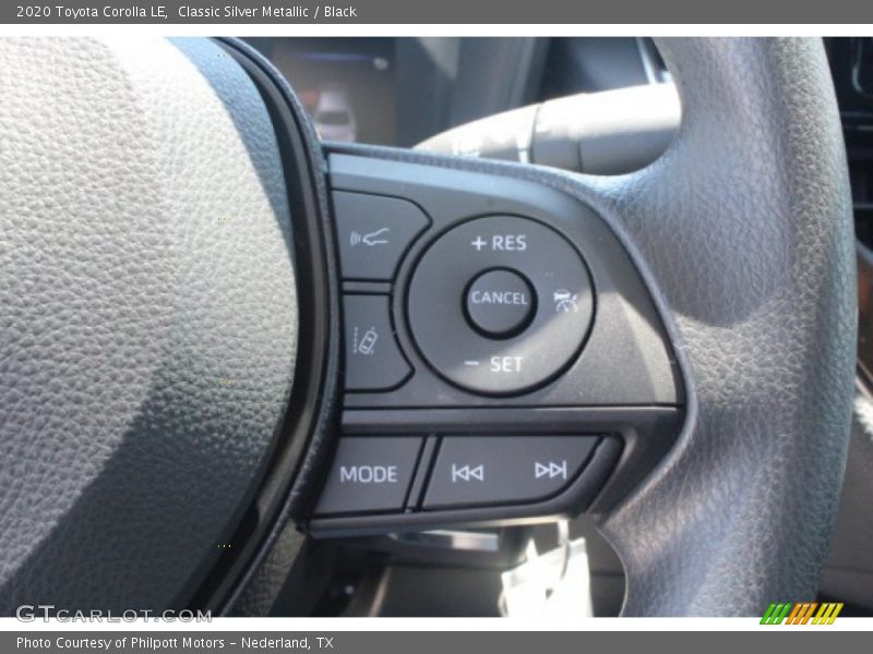 Classic Silver Metallic / Black 2020 Toyota Corolla LE