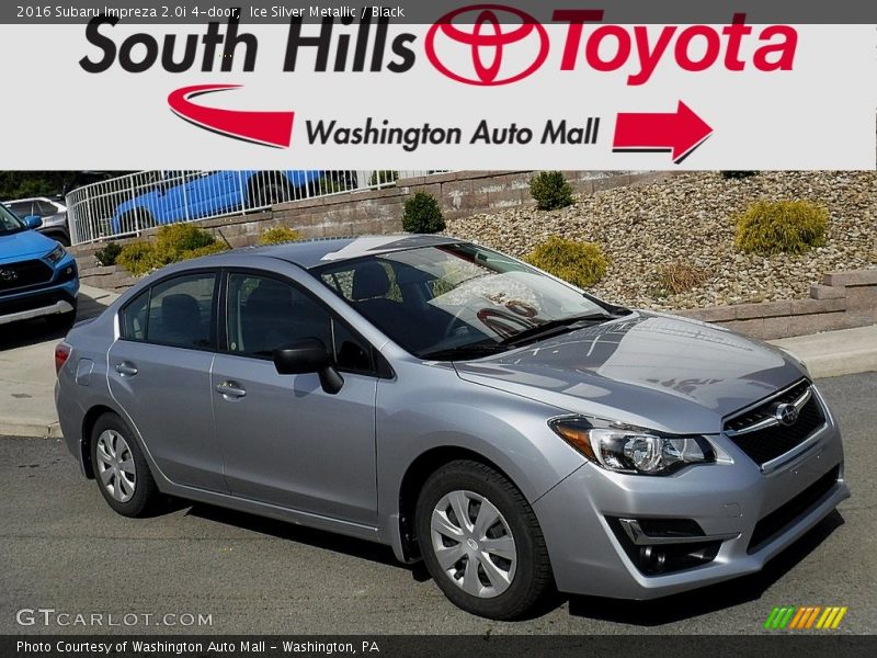 Ice Silver Metallic / Black 2016 Subaru Impreza 2.0i 4-door
