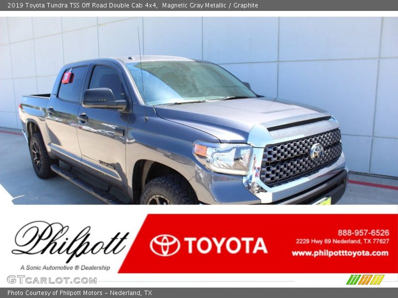 Magnetic Gray Metallic / Graphite 2019 Toyota Tundra TSS Off Road Double Cab 4x4