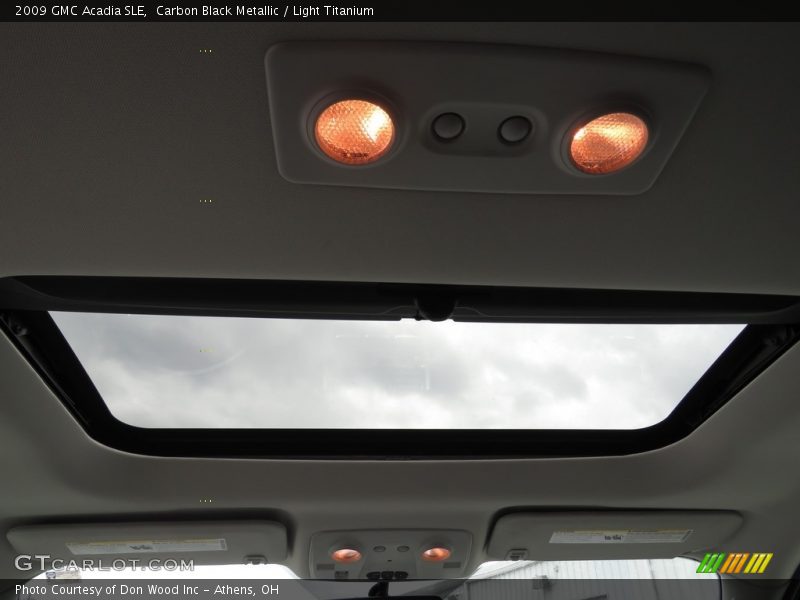 Carbon Black Metallic / Light Titanium 2009 GMC Acadia SLE