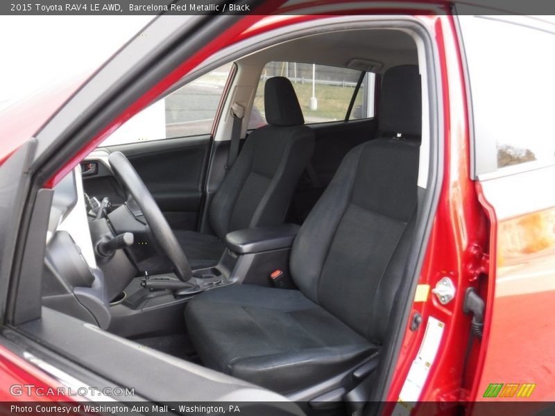 Barcelona Red Metallic / Black 2015 Toyota RAV4 LE AWD