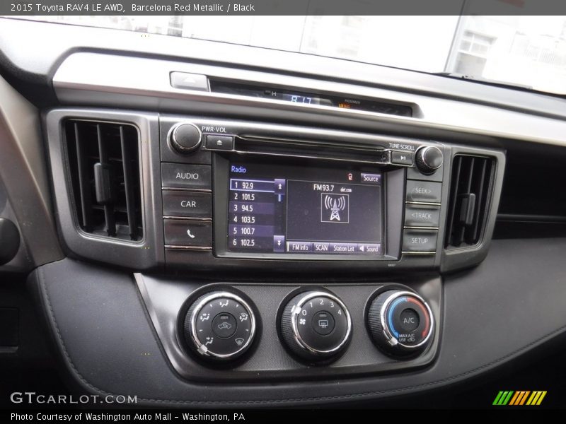 Barcelona Red Metallic / Black 2015 Toyota RAV4 LE AWD