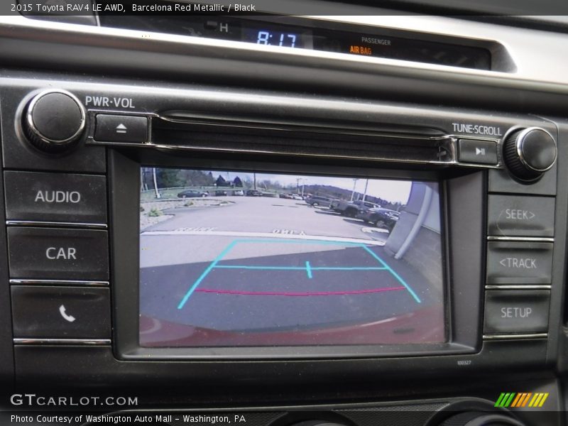 Barcelona Red Metallic / Black 2015 Toyota RAV4 LE AWD