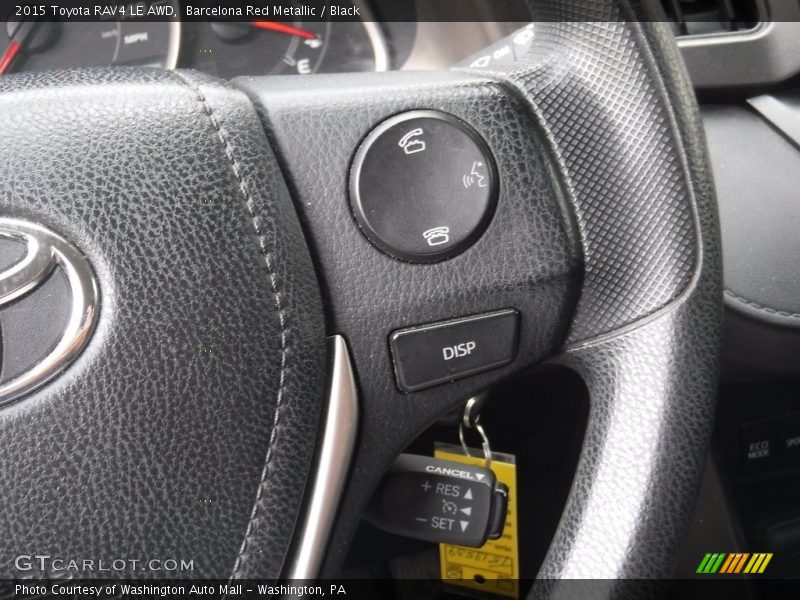 Barcelona Red Metallic / Black 2015 Toyota RAV4 LE AWD