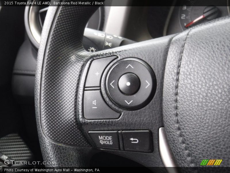 Barcelona Red Metallic / Black 2015 Toyota RAV4 LE AWD